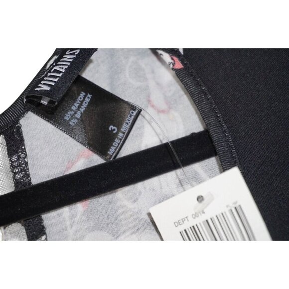 NWT Disney 101 Dalmatians Cruella De Vil Black Lace Back Dress - Size 3X - - Picture 9 of 9